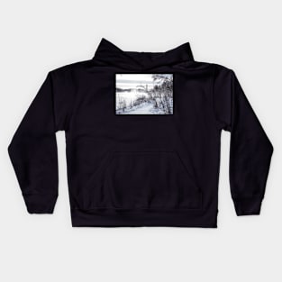 -30C on the River. Kids Hoodie